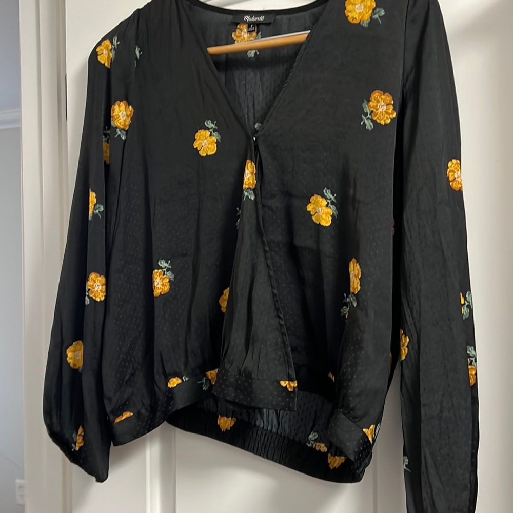 Madewell marigold blouse